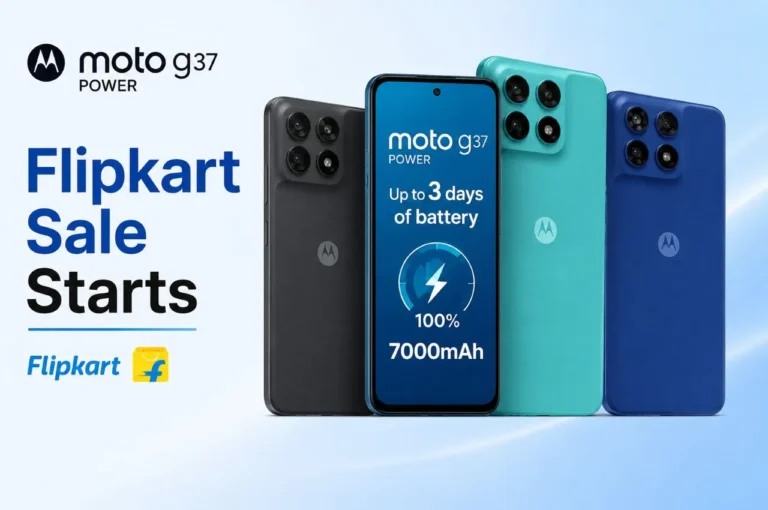 Moto G37 Power Flipkart Sale Starts: Get Cheapest 7000mAh 5G Phone Now