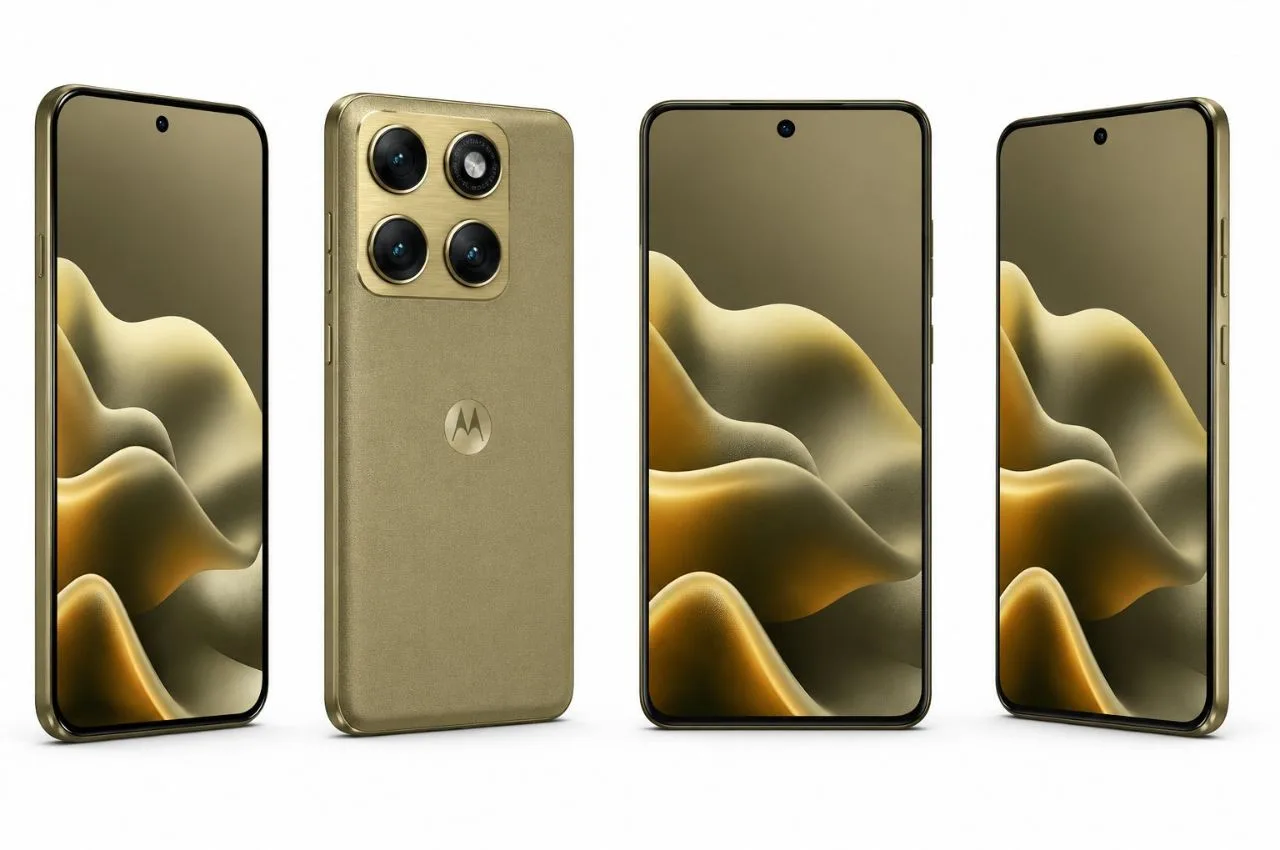 Motorola Edge (2026) Design Unmasked: Leaked Renders Reveal Flat Display Shift, Woven-Fabric Finish, and Triple AI Cameras - Motorola Edge (2026) | TIMESBULL