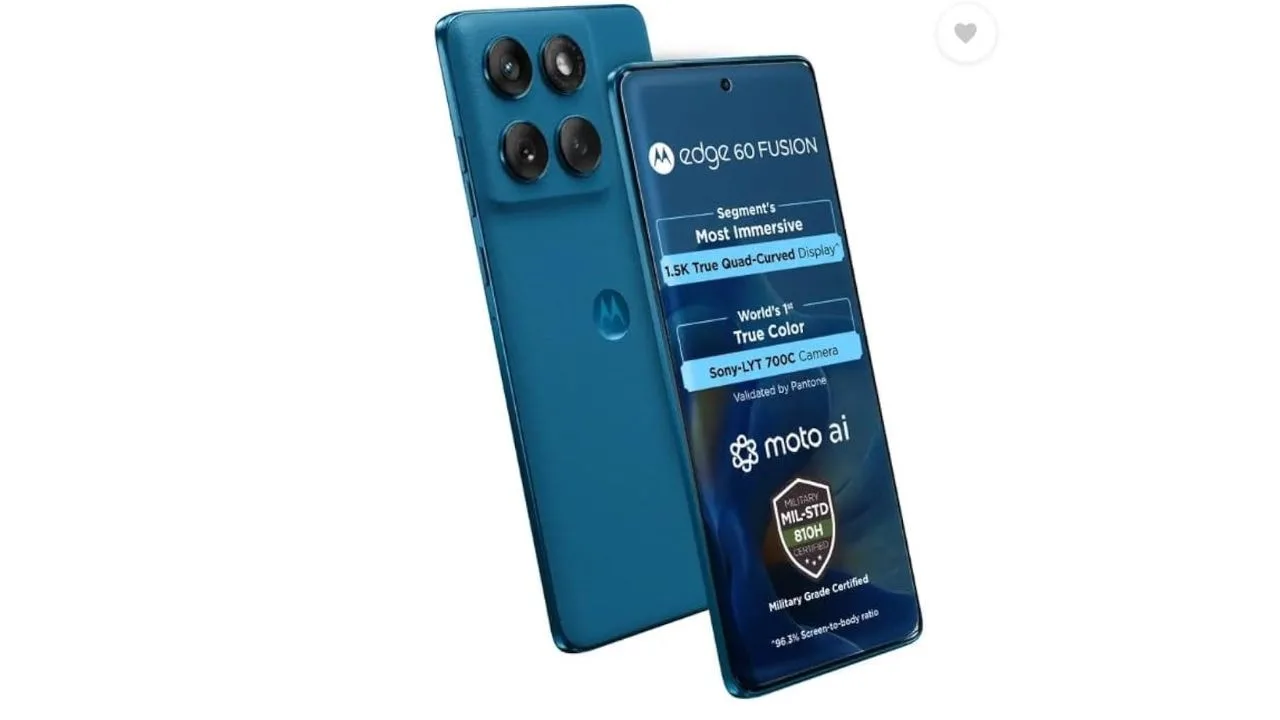 Flipkart Sasa Lele Sale 2026: Motorola Smartphones Discounted by up to ₹4,000 - Motorola Edge 60 Fusion 5g | TIMESBULL