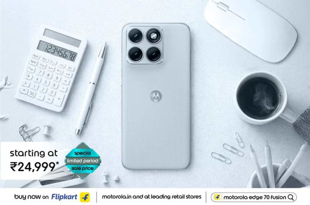 Motorola Edge 70 Fusion Deal Drop: Massive 7,000mAh Battery and 144Hz AMOLED Curved Display Phone Available Under ₹30,000 on Flipkart - Motorola Edge 70 Fusion | TIMESBULL