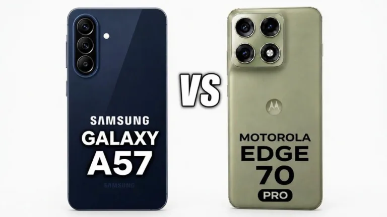 Motorola Edge 70 Pro vs Samsung Galaxy A57: 144Hz Display, 6500mAh Battery or 6 Years Updates?