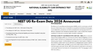 NEET UG Re-Exam Date