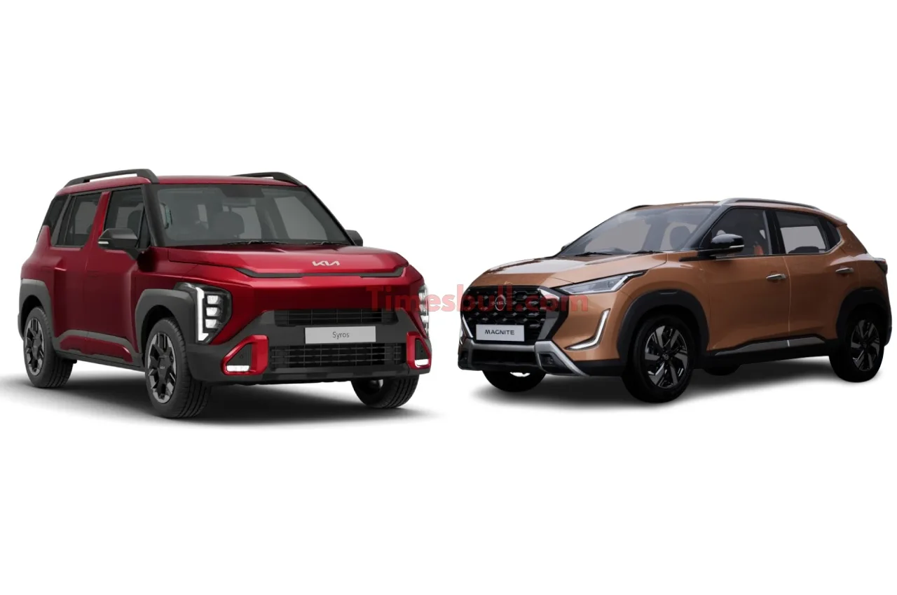 Kia Syros Vs Magnite – Which Compact SUV Gives More Features For Money - Nissan Magnite Vs Kia Syros | TIMESBULL