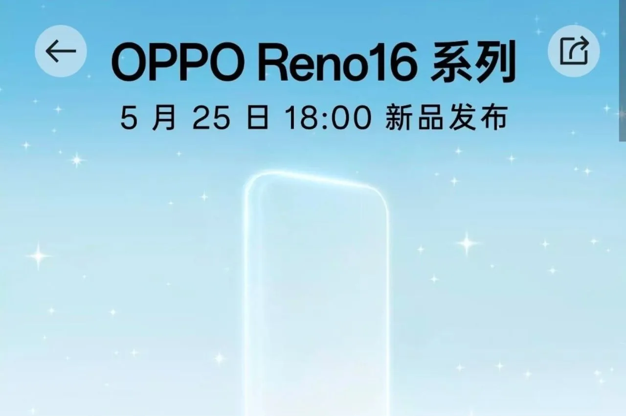 OPPO Reno 16 launching on May 25th: Check Specifications and Features - Oppo Reno 16 | TIMESBULL