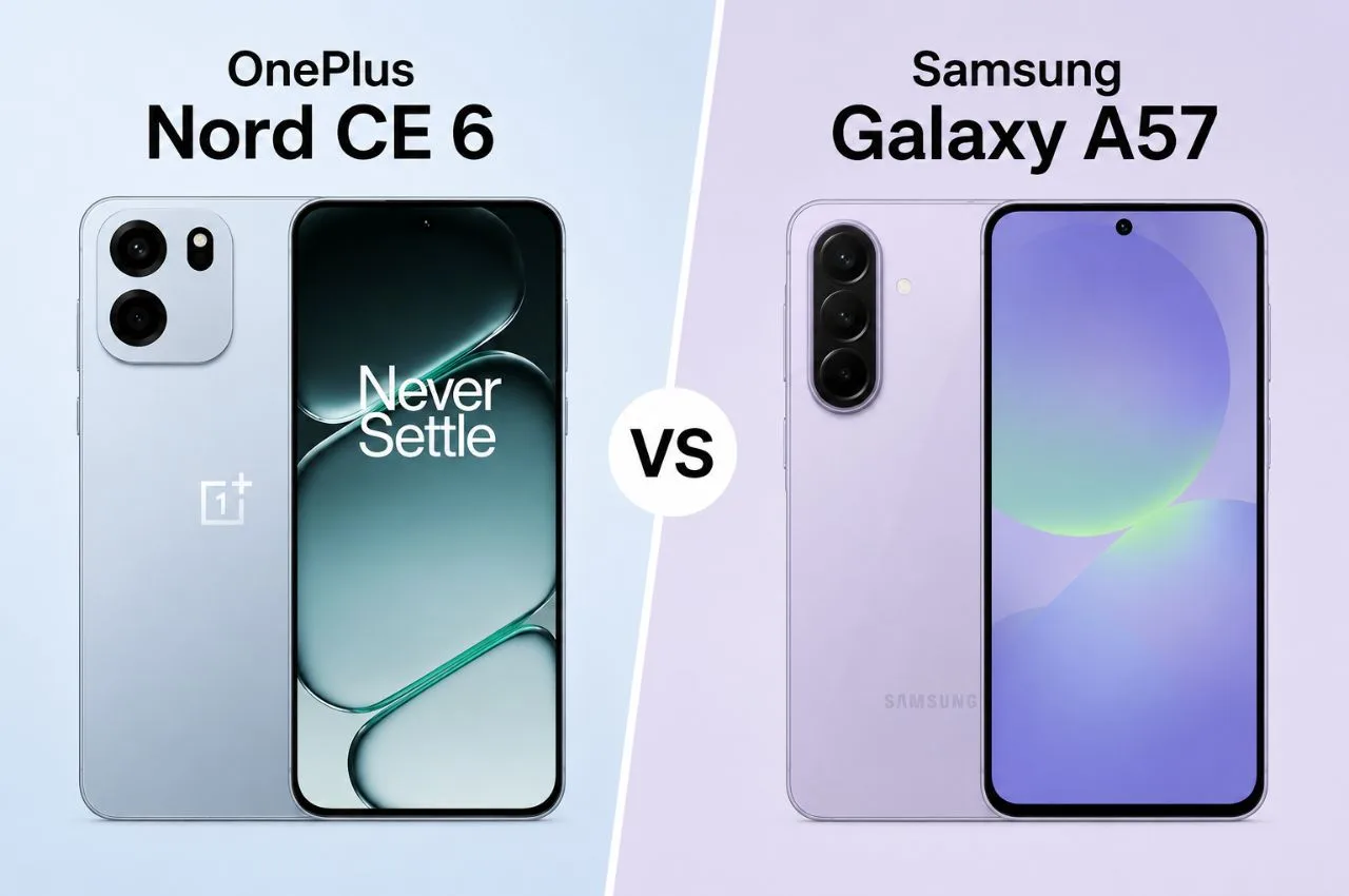 OnePlus Nord CE 6 vs Samsung Galaxy A57: Which Mid-Range 5G Phone Wins? - Oneplus Nord Ce 6 Vs Samsung Galaxy A57 | TIMESBULL