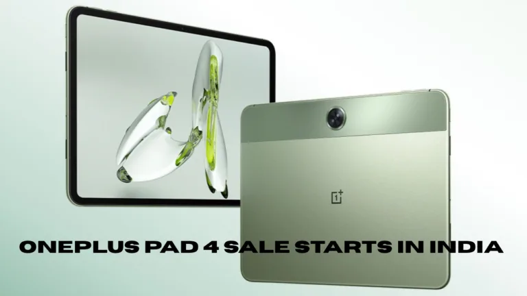OnePlus Pad 4 Sale Starts in India – Price, Offers and Full Specifications