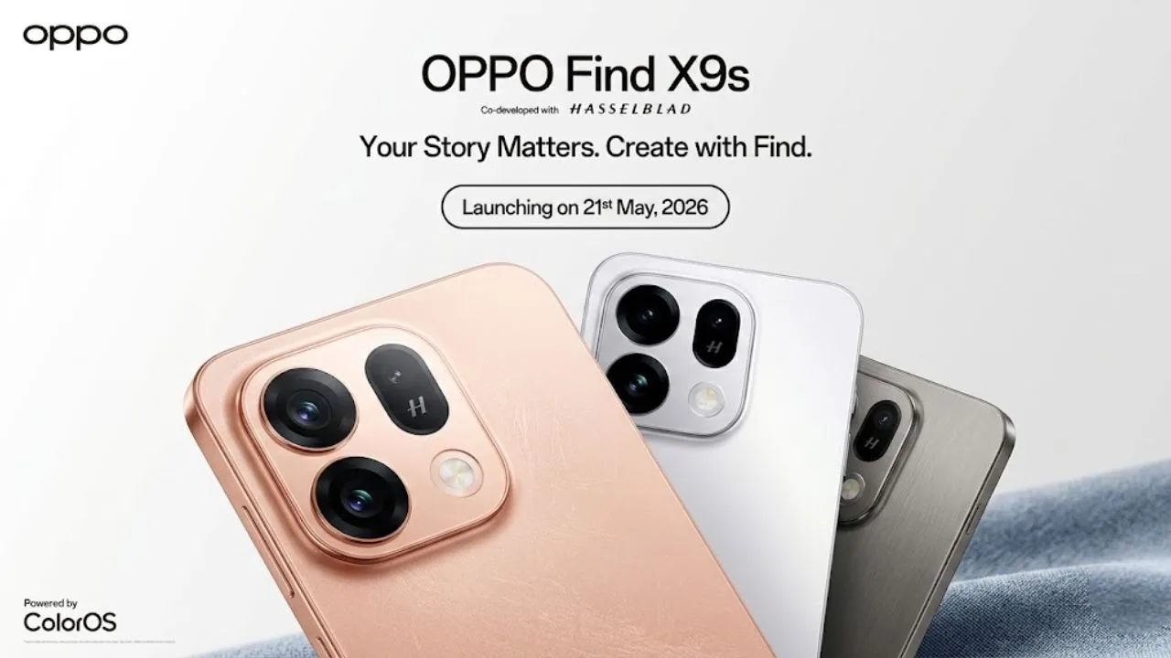 OPPO Find X9 Ultra, Find X9s Launching in India on May 21 – Check Price, Camera and Specs - Oppo Find X9s | TIMESBULL