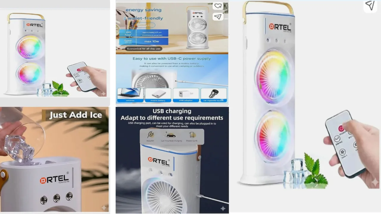 Flipkart Summer Sale – This 40L Personal Air Cooler Is Getting Massive Attention - Ortel Mini Cooler Fan | TIMESBULL