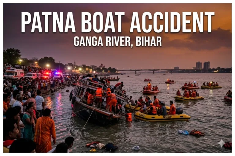 Patna Boat Accident – 2 Dead, 5 Still Missing After Boat Capsizes Near Umanath Ganga Ghat