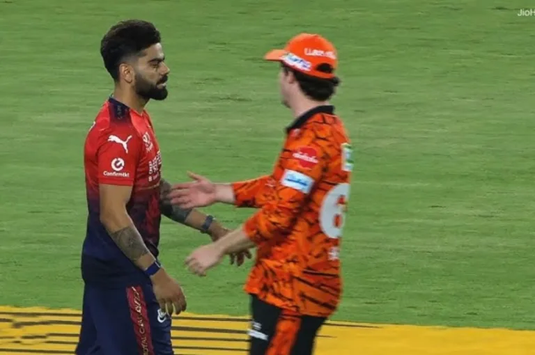 RCB vs SRH – No Handshake! Virat Kohli Completely Ignores Travis Head After Game