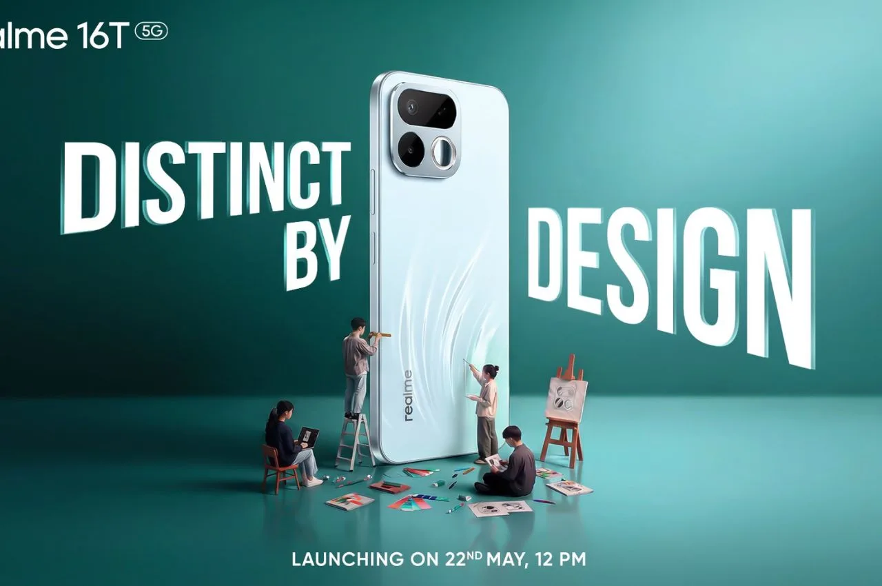 Realme 16T 5G Launching in India on May 22 With 144Hz Display, 8,000mAh Battery - Realme 16t 5g | TIMESBULL
