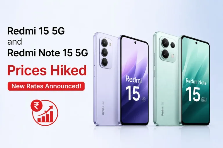 Redmi 15 5G and Redmi Note 15 5G Prices Hiked: New Rates Announced!