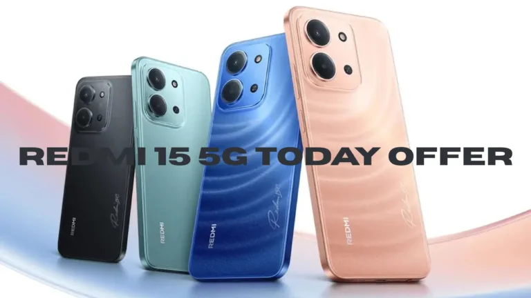 Redmi 15 5G Today Offer – 39 % Discount, Cashback and Exchange Deals on Amazon