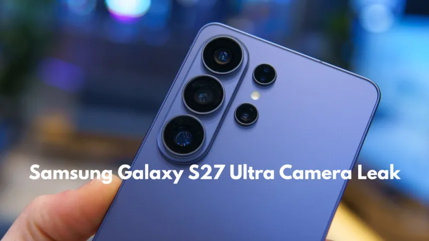 Samsung Galaxy S27 Ultra Camera Leak