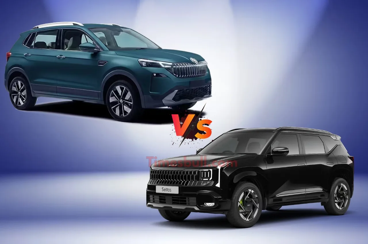 Kia Seltos vs Kushaq 2026 – ADAS, Panoramic Sunroof, Turbo Power Compared - Skoda Kushaq Vs Kia Seltos | TIMESBULL