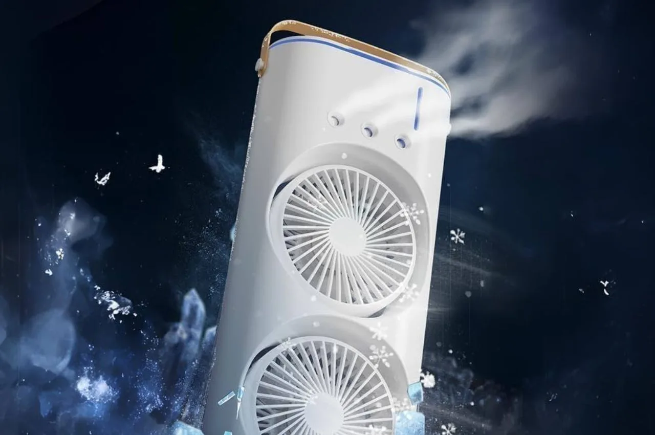 Cheapest Portable AC for Small Room Under ₹5,000 in India - Tekcool Spray Fan | TIMESBULL