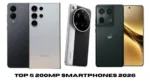 Top 5 200MP Smartphones 2026
