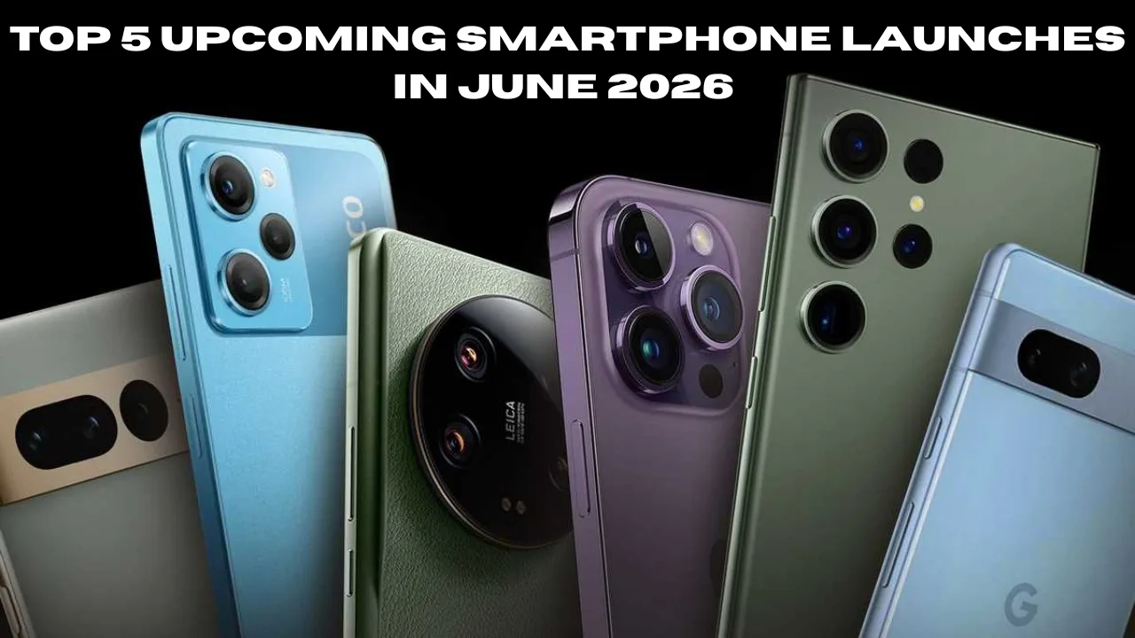 Top 5 Upcoming Smartphone Launches in June 2026 – OnePlus, POCO, Vivo and Motorola ready to shake the market - Top 5 Upcoming Smartphone Launches In June 2026 | TIMESBULL