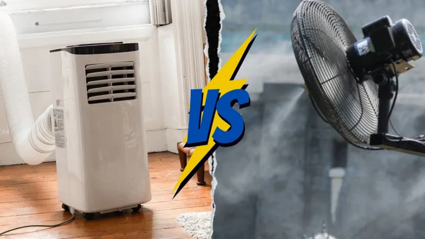 Water Mist Fan vs AC