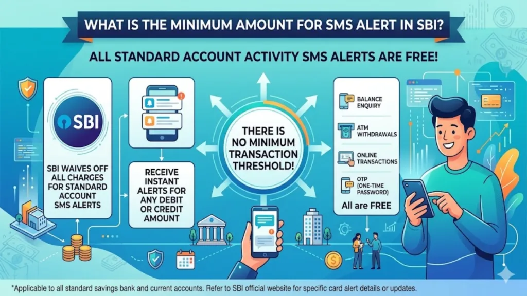 What Is The Minimum Amount For Sms Alert In Sbi  | TIMESBULL
