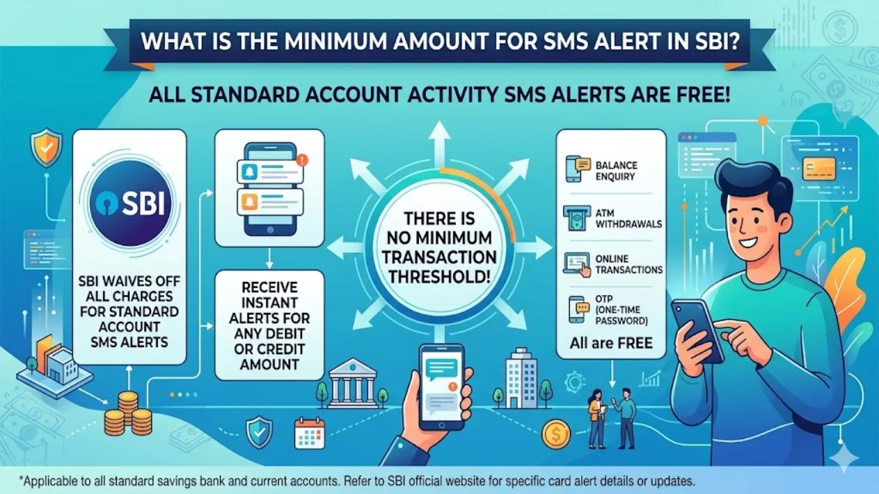 What Is The Minimum Amount For Sms Alert In Sbi  | TIMESBULL