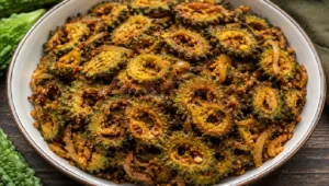 Crunchy Karela Recipe –