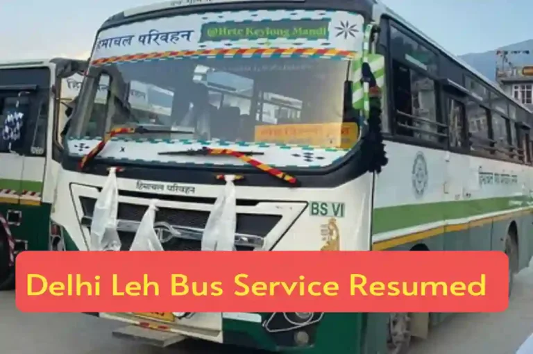 Delhi-Leh bus service to resume from May 26, know fare, route, timings
