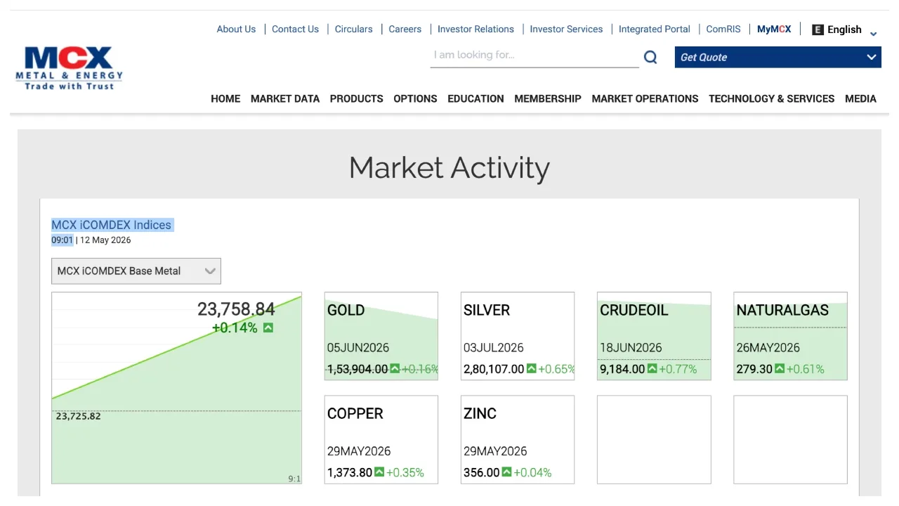 Gold Mcx | TIMESBULL