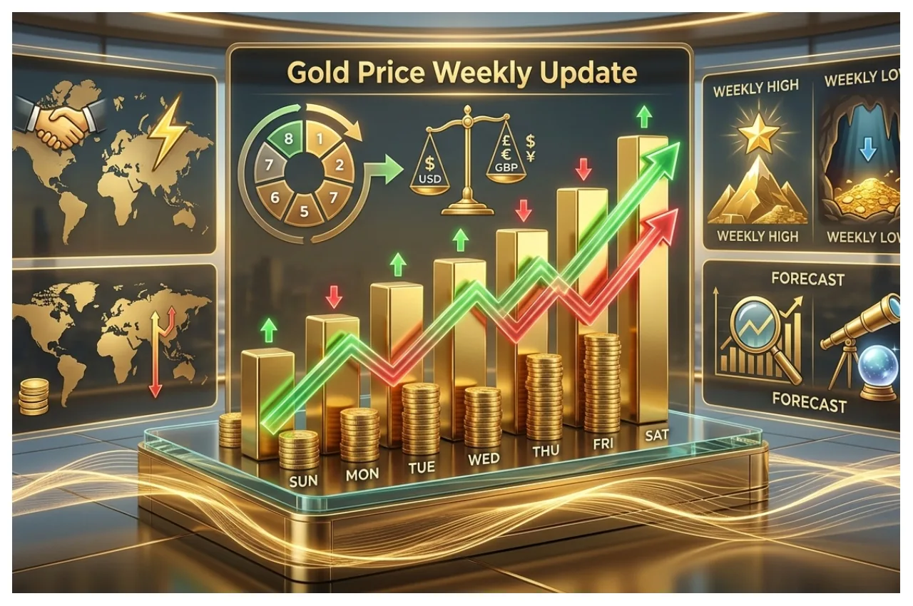 Gold Price Weekly – Gold ₹46,521 Cheaper Than January High! Check 24K & 22K Gold Rate