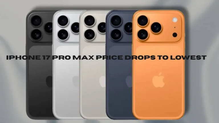 iPhone 17 Pro Max Price Drops to Lowest – Flat ₹8,510 Total Discount Available