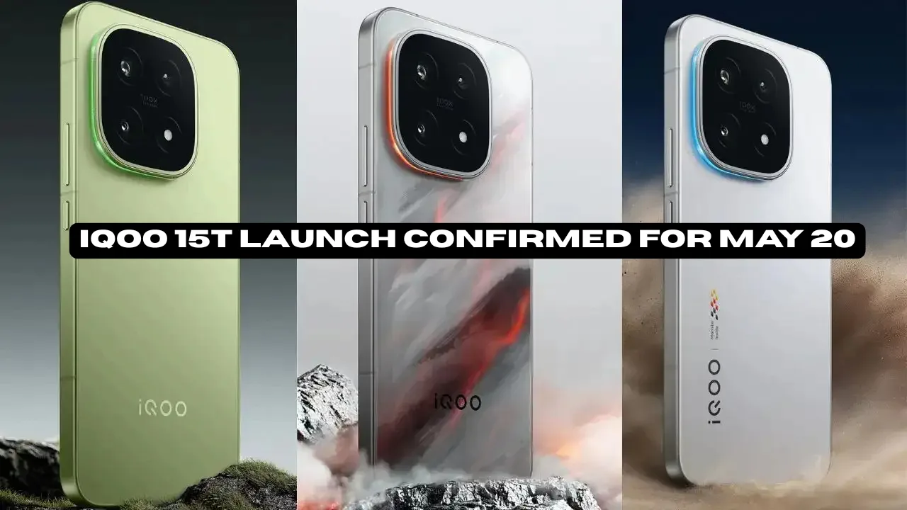iQOO 15T Launch Confirmed for May 20