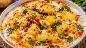 Dahi Aloo Recipe –