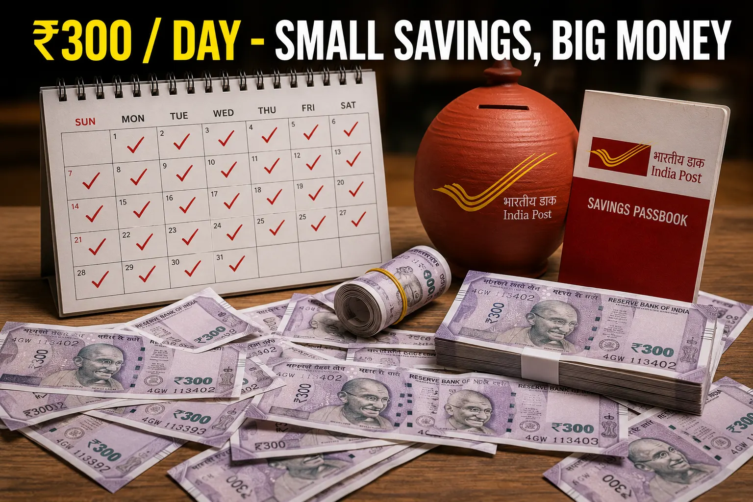 ₹300 / day - Small savings, big money