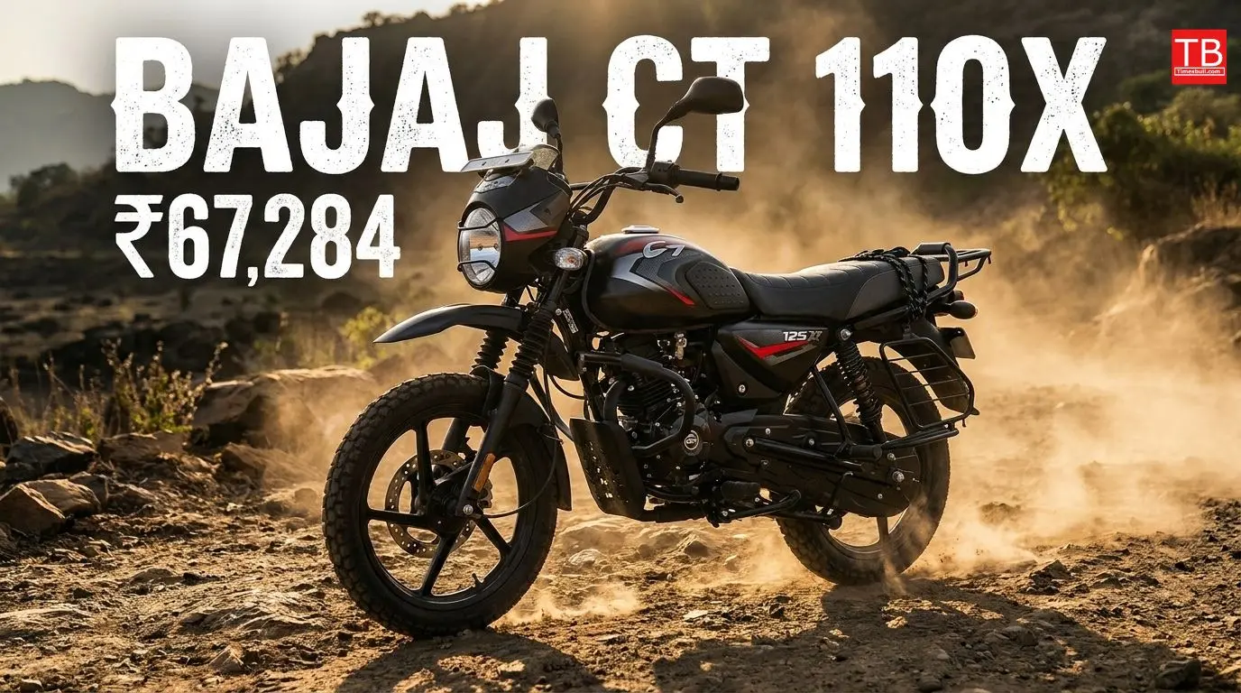 The Bajaj CT110X is a rugged motorcycle