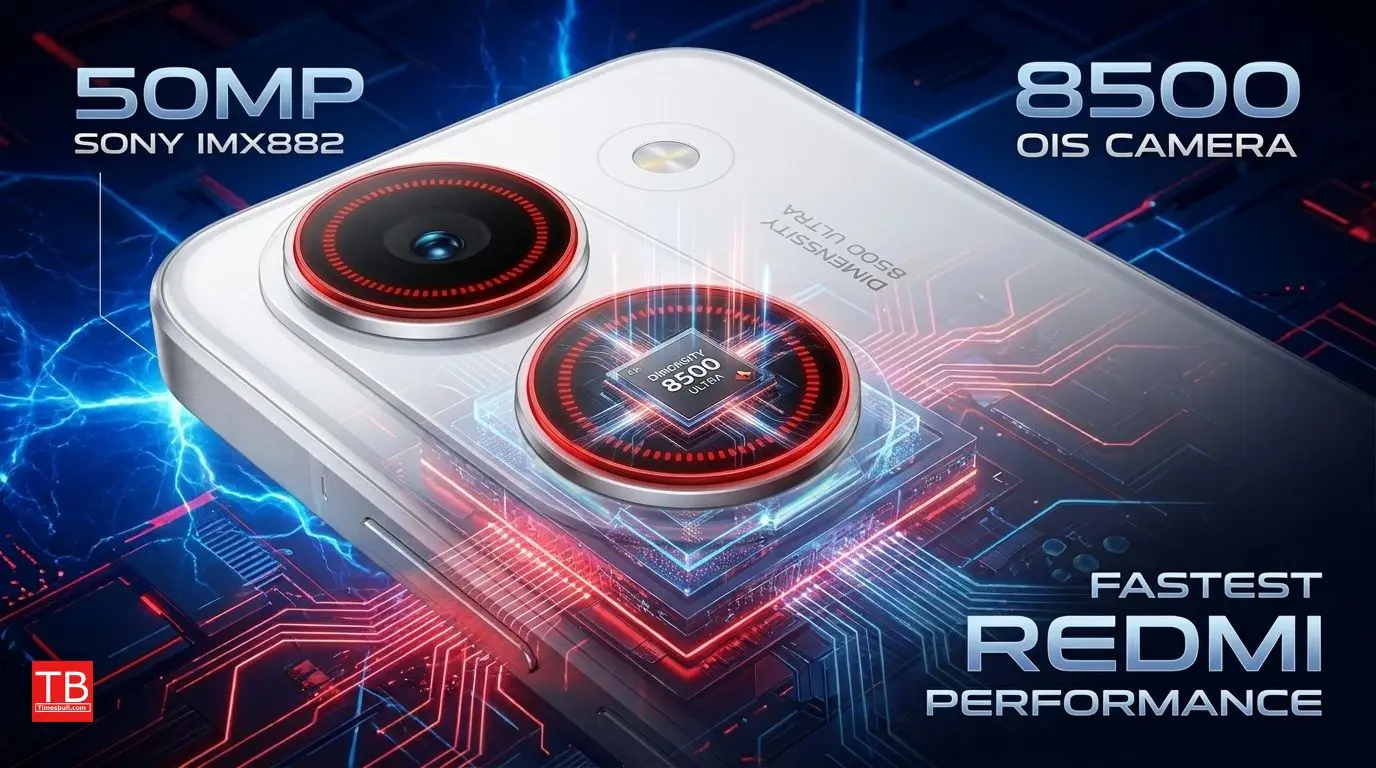 The Redmi Turbo 5 has a powerful camera.