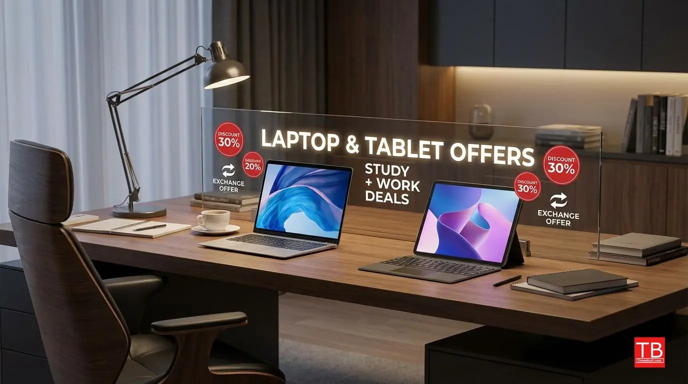 Laptops and tablets Best for study and work.