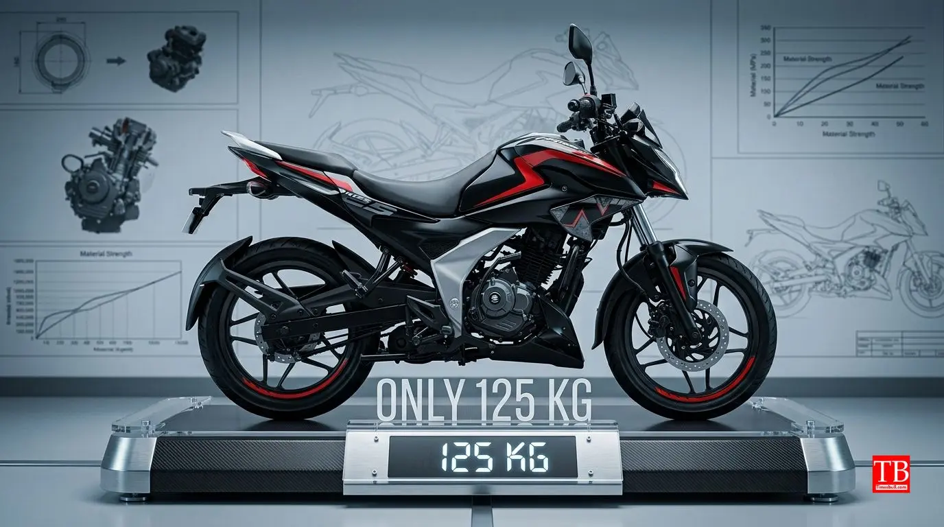Light weight of 125 kg - Amazing engineering