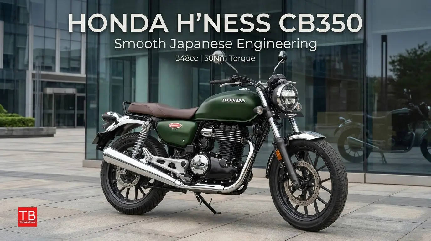 The Honda H'ness CB350 Japanese engineering