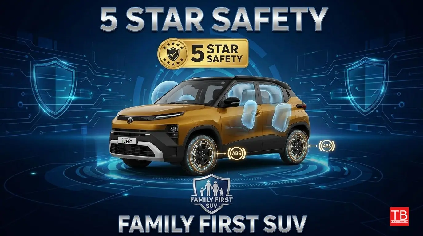 Tata Punch CNG - 5-star safety