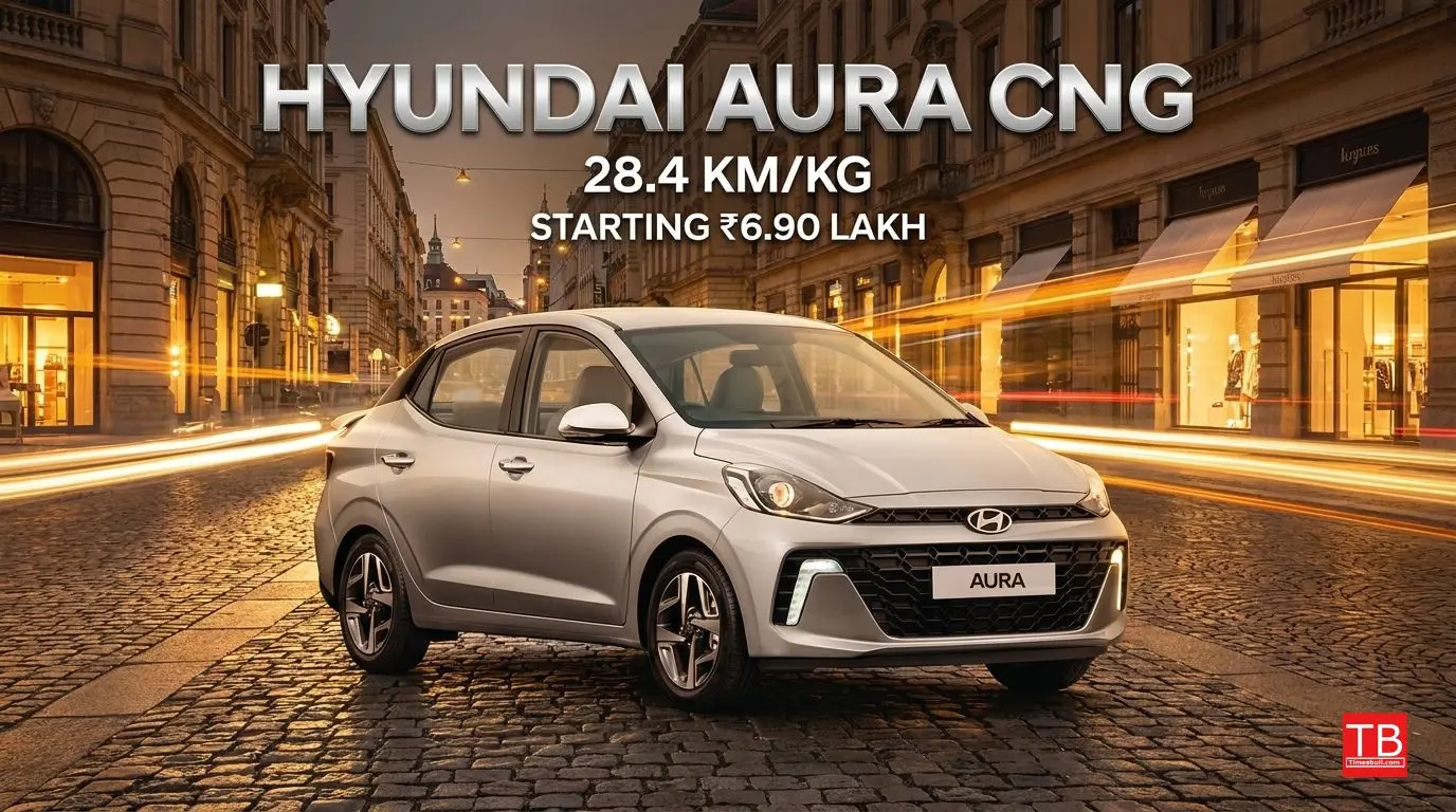 Hyundai Aura CNG - the premium sedan