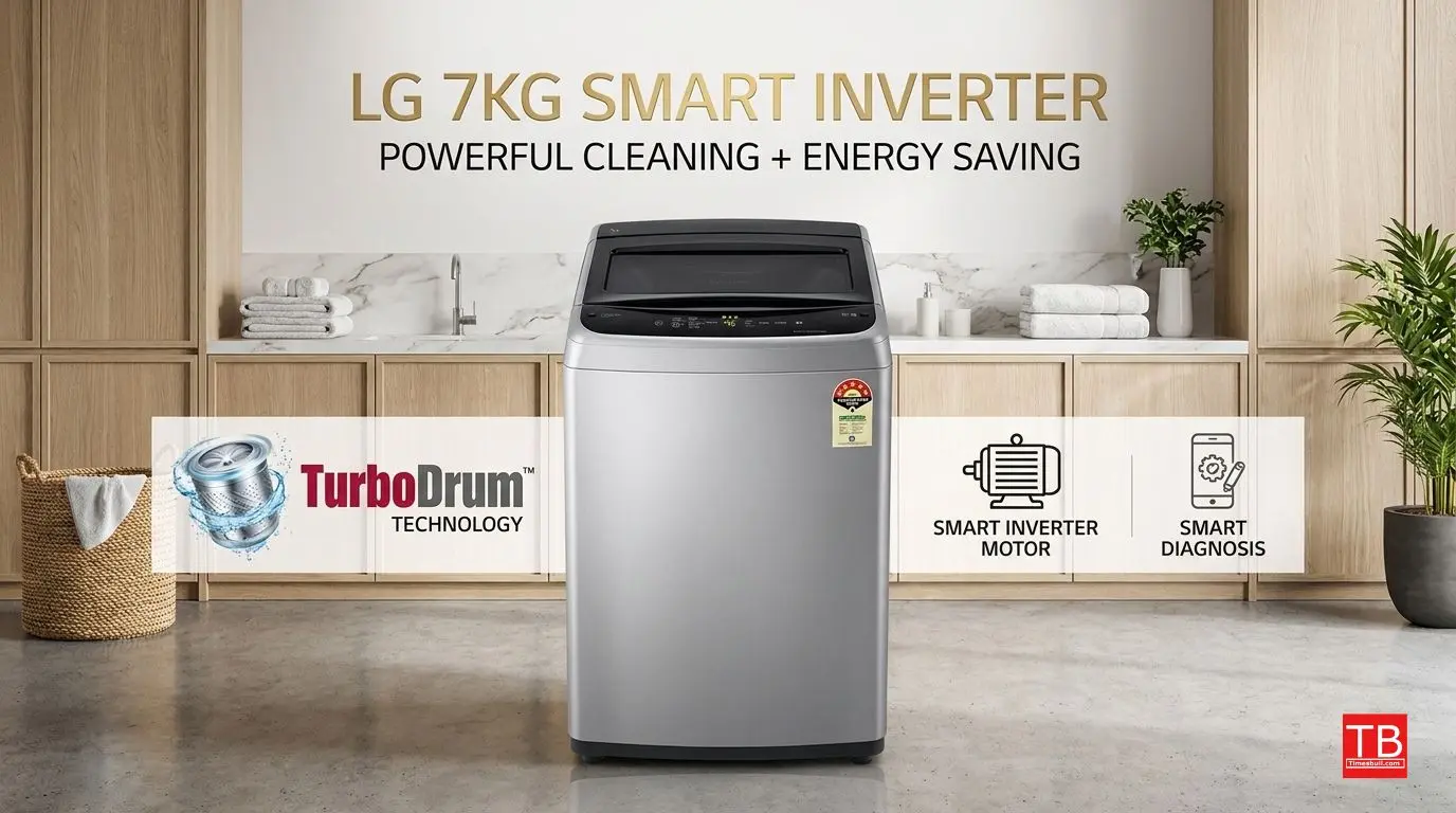 LG 7 kg Smart Inverter fully automatic top load