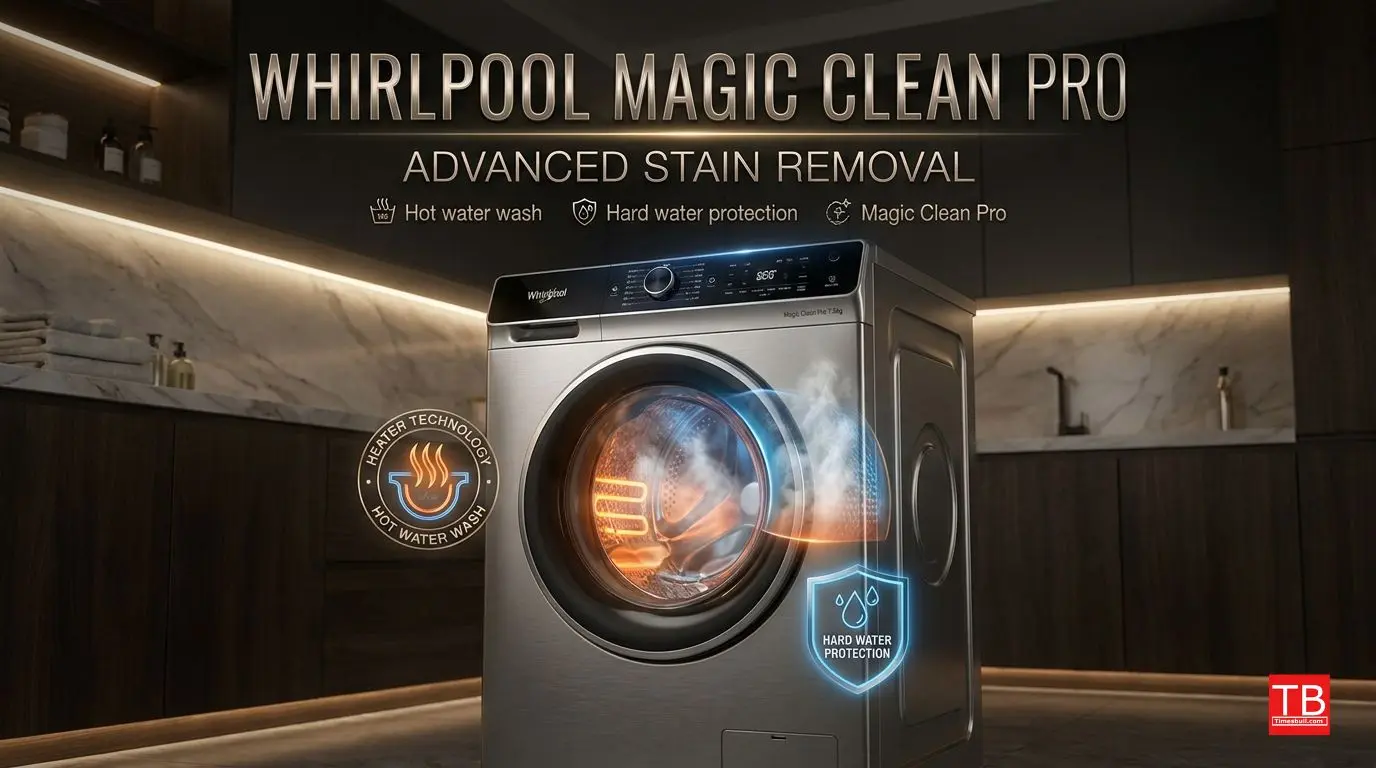 Whirlpool Magic Clean Pro 7.5 kg Stainless Steel