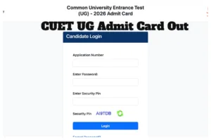 CUET UG Admit Card