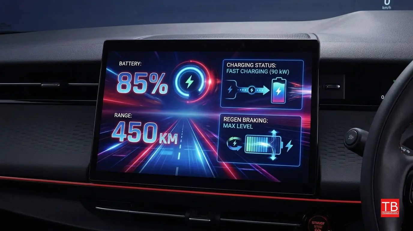 EV-specific features expected on the screen