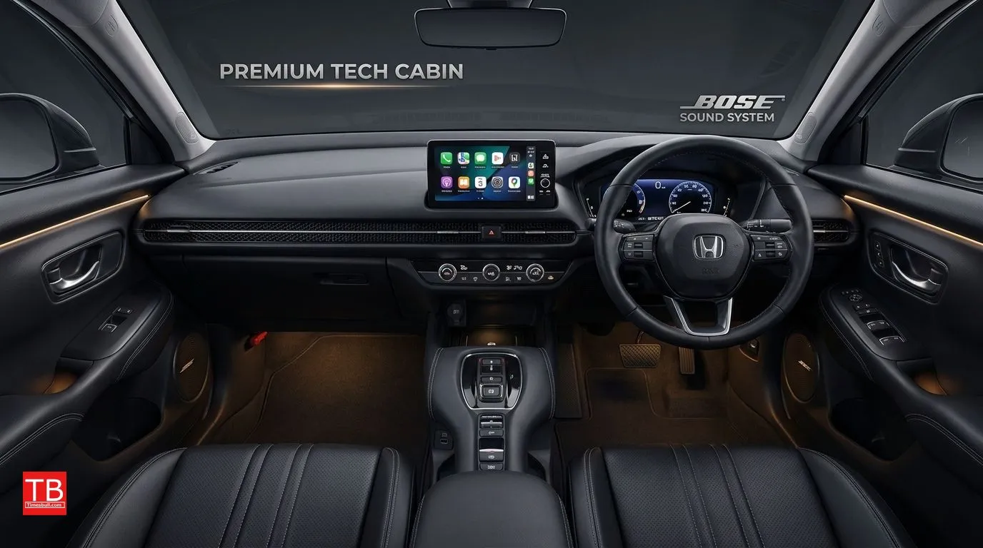 The ZR-V's premium and tech-savvy cabin