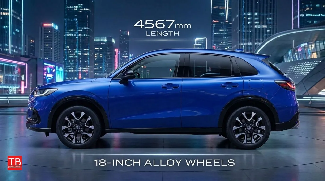 The side profile of the ZR-V