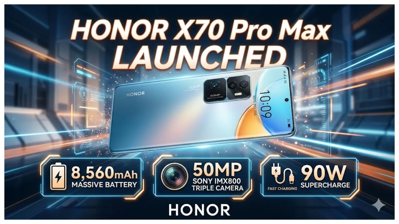 Honor X70 Pro Max Launched...