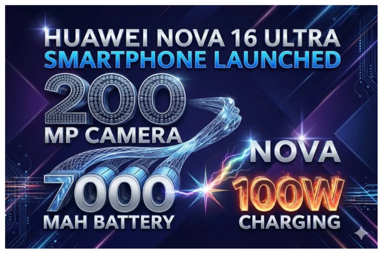 Huawei Nova 16 Ultra Launched – 200MP Camera, 7000mAh Battery & 100W Charging