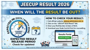 JEECUP Result 2026 –