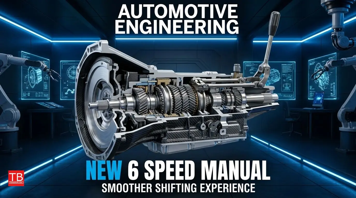New 6-speed manual gearbox